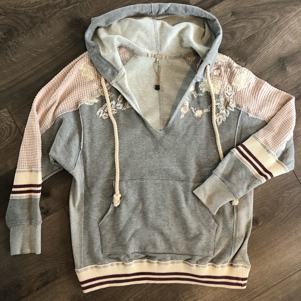 Gimmicks Floral Varsity Hoodie